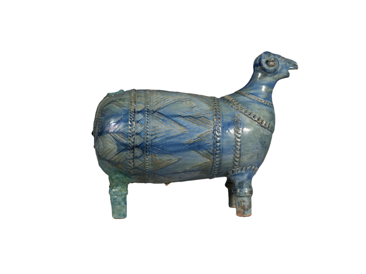 ‘Baranez’. Wine vessel. Late 19th – early 20th century (village of Khomutets). 28 x 34 cm. P. Kalashnik.