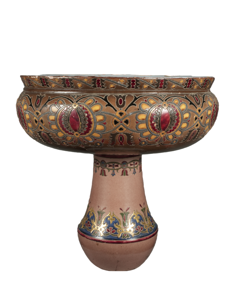  Opanas Slastyon. Decorative majolica jug, early 20th century.