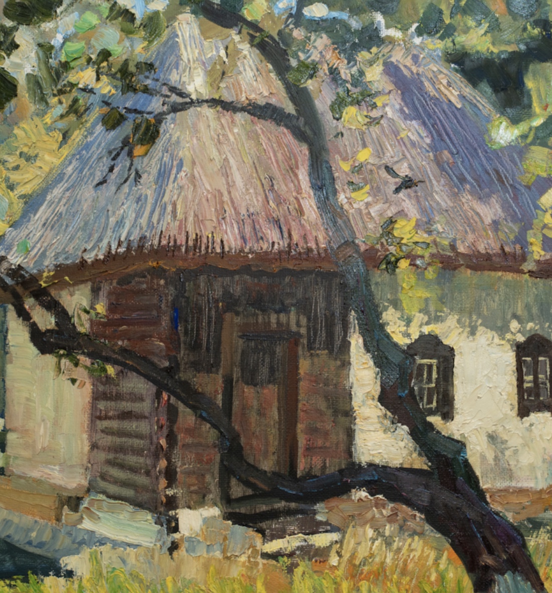 Батьківська хата Сковороди. Художник: Піддубний О.